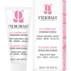 UNIKA LABS Srl Fiderma B12 Crema Notte Idratante Intensa Viso Mani e Corpo 30 ml Discount