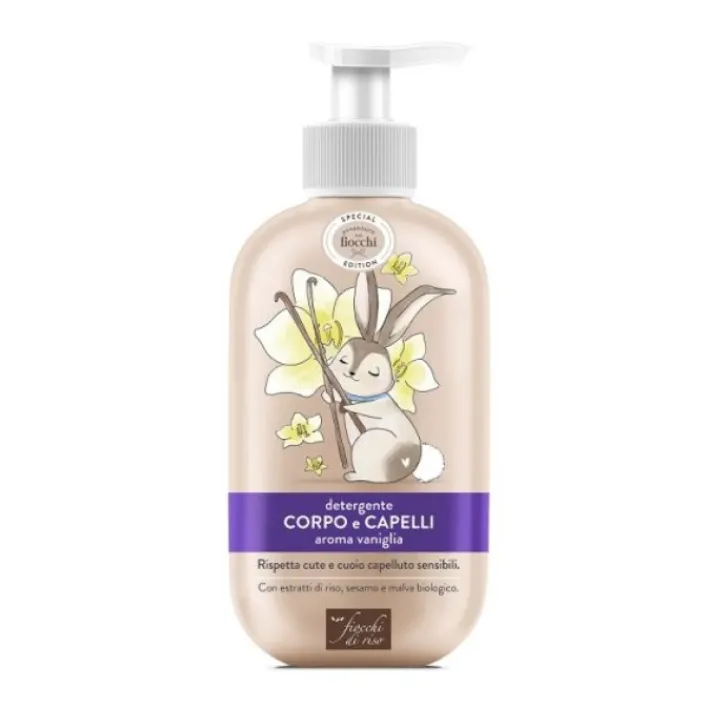 ARTSANA SpA Fiocchi di Riso Detergente Corpo e Capelli Aroma Vaniglia Special Edition 400 ml Online