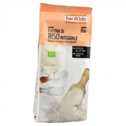 HEALTION Srl SOCIETA' BENEFIT Fior Di Loto Farina Integrale di Riso Bio 375 grammi New