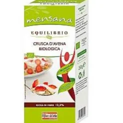 BIOTOBIO Srl Fior Di Loto Mensana Crusca di Avena Bio 400 grammi