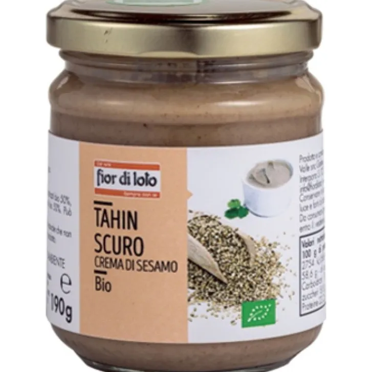 BIOTOBIO Srl Fior Di Loto Tahin Semintegrale Bio Crema di Sesamo 190 grammi