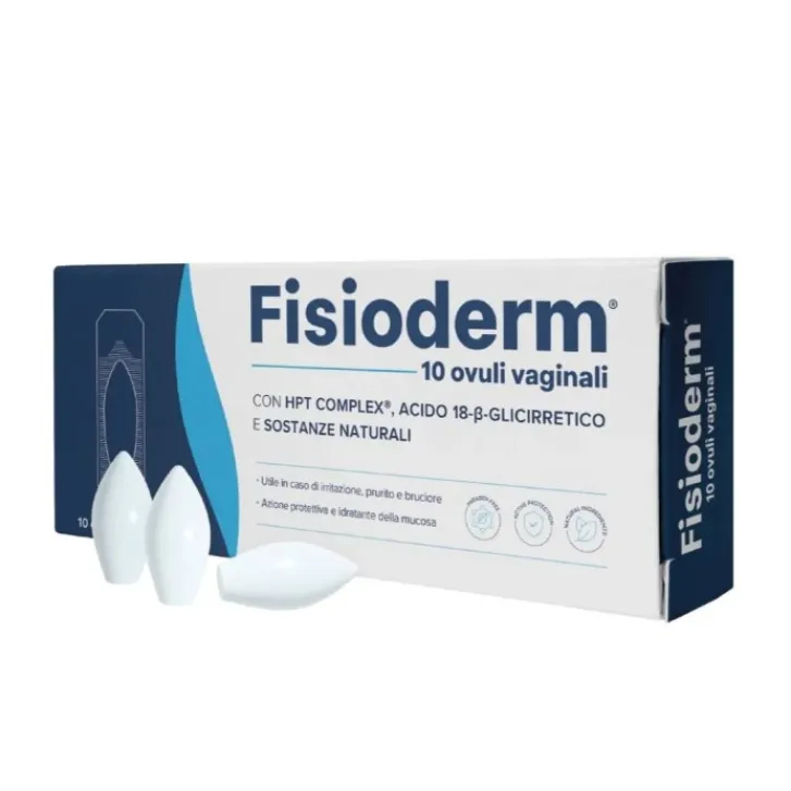 AMP BIOTEC Srl Fisioderm Ovuli Vaginali 10 Pezzi Outlet