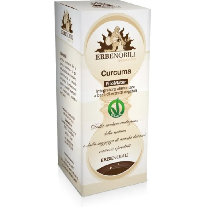ERBENOBILI Srl Fitomater Curcuma 50 ml - Integratore Alimentare