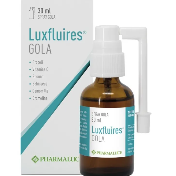 PHARMALUCE ELP Fluires Gola Spray 30 ml - Integratore Alimentare Best