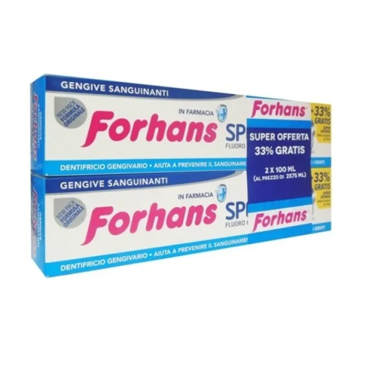 URAGME Srl Forhans Special Dentifricio Gengive Sanguinanti 2 x 100 ml Best