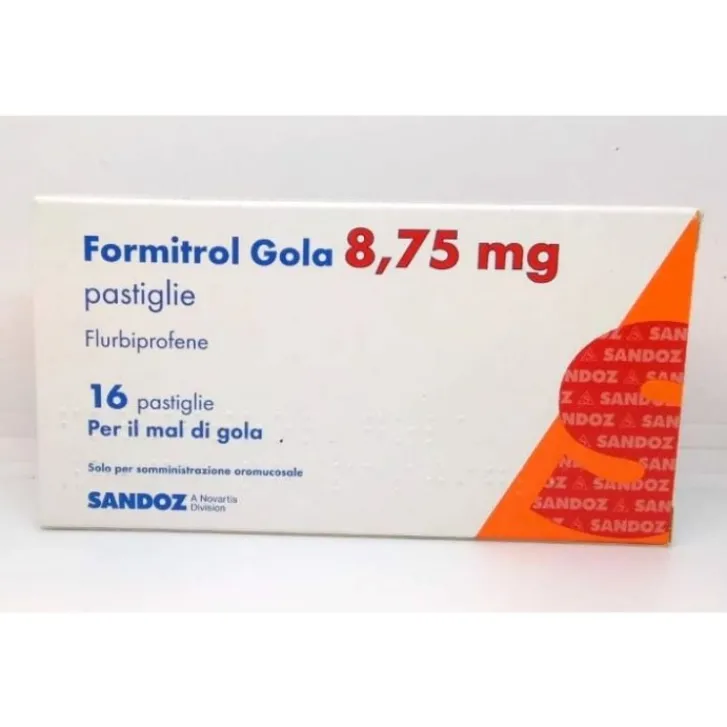 SANDOZ SpA Formitrol Gola 8,75 mg 16 Pastiglie Clearance