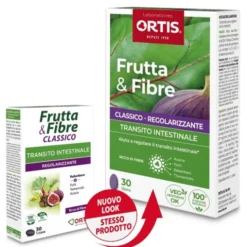 ORTIS LAB. Frutta e Fibre Classico 30 Compresse - Integratore Transito Intestinale Clearance