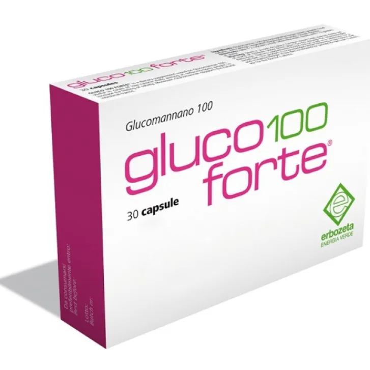 ERBOZETA ELP Gluco 100 Forte 30 Capsule - Integratore Controllo Peso Corporeo Discount