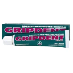 FIMO Srl Gripdent Crema Adesiva Forte per Protesi Dentarie 40 grammi Hot