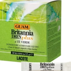 LACOTE Guam Britannia Dren Plus Te' Verde 30 Bustine - Integratore Drenante Discount