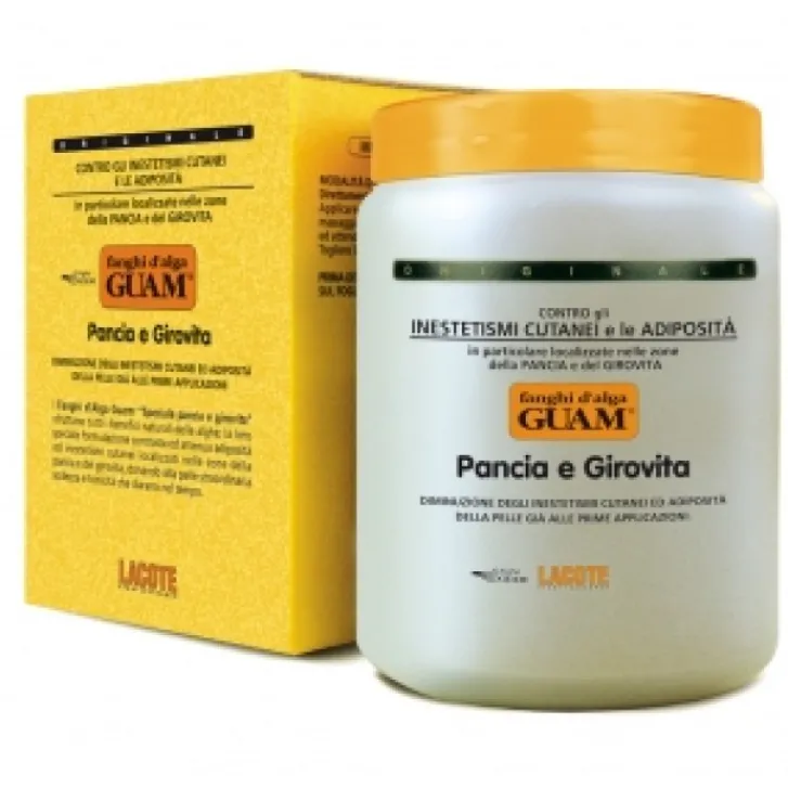 LACOTE Srl Guam Fanghi D'Alga Pancia e Girovita Crema Anticellulite 500 grammi Outlet
