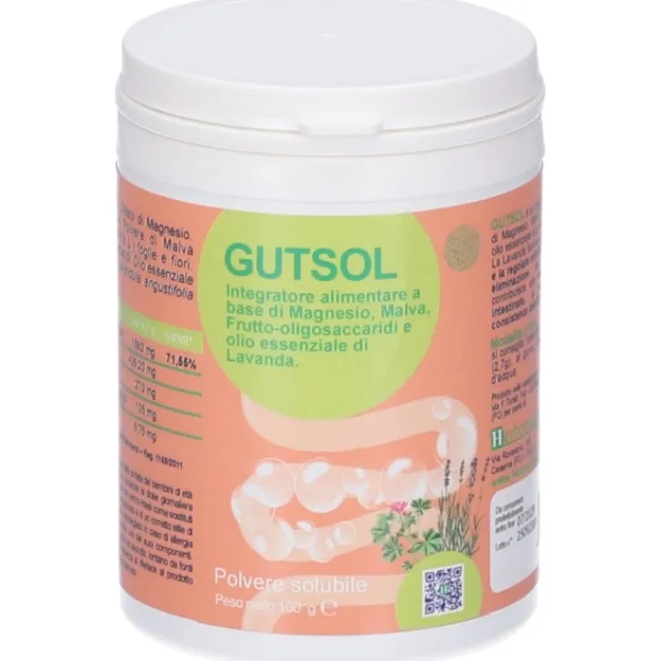 HERBOPLANET Gutsol 100 grammi - Integratore Benessere Intestinale New