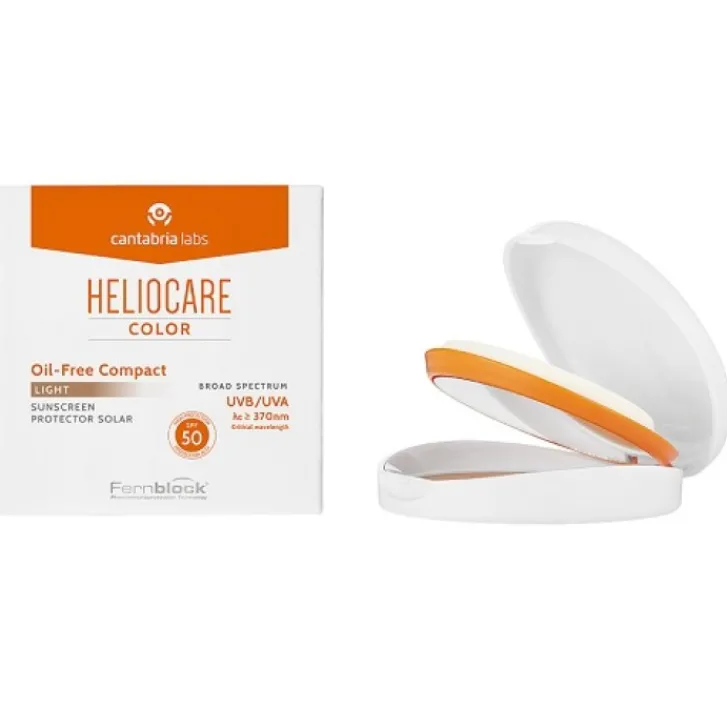 DIFA COOPER Heliocare Cipria Compatta Oil-Free SPF 50+ Light 10 grammi Outlet