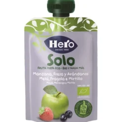 FATER SpA Hero Baby Pouch Mela Fragola e Mirtillo 100 grammi Best