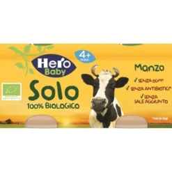 FATER SpA Hero Omogeneizzato Manzo 2 x 80 grammi