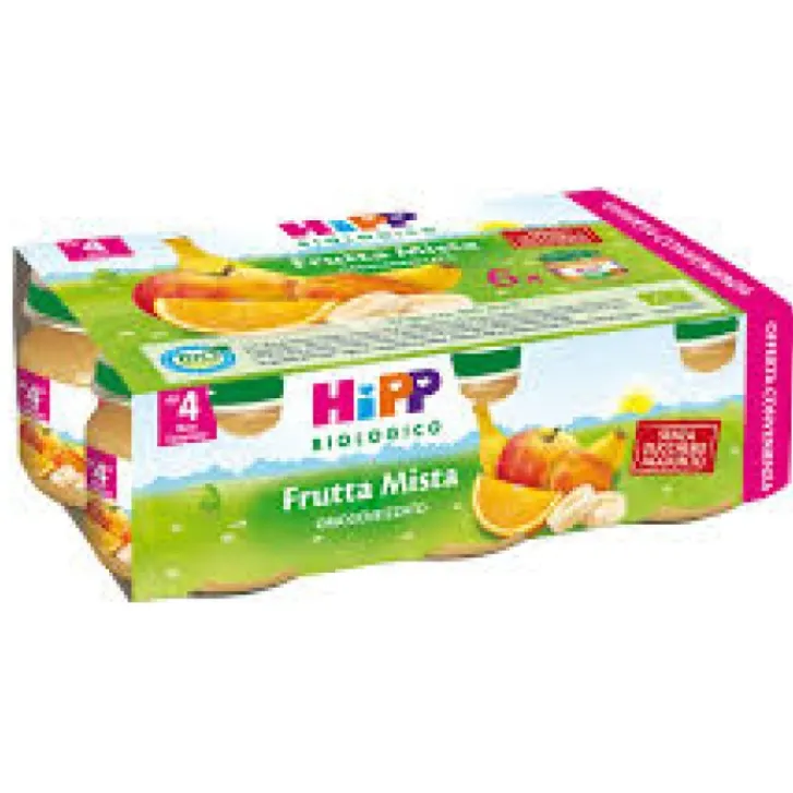 HIPP ITALIA Srl Hipp Bio Omogeneizzato Frutta Mista 6 x 80 grammi Discount