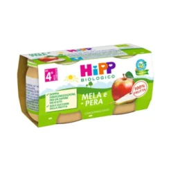 HIPP ITALIA Srl Hipp Bio Omogeneizzato Mela e Pera 2 x 80 grammi Discount