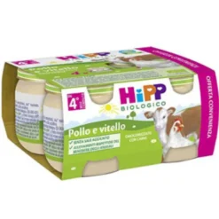 HIPP Bio Omogeneizzato Pollo e Vitello 4 x 80 grammi Clearance