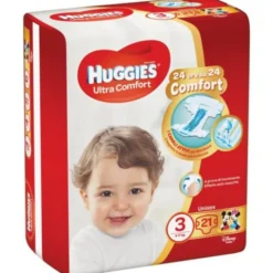 KIMBERLY CLARK ITALIA Huggies Ultra Comfort Base Pannolini Taglia 3 (4-9Kg) 21 pezzi Sale