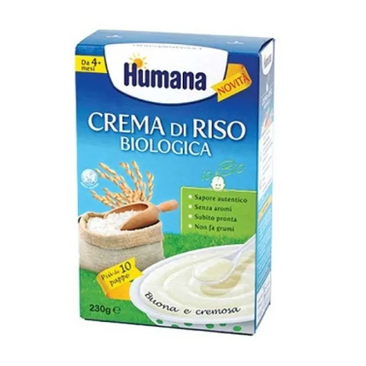 HUMANA ITALIA SpA Humana Crema Riso Bio 230 grammi Sale