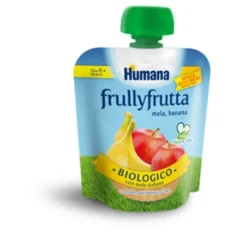 HUMANA ITALIA SpA Humana FrullyFrutta Bio Mela Banana 90 grammi Best