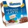 HUMANA ITALIA SpA Humana Merenda Latte e Cioccolato 4 x 100 grammi Outlet
