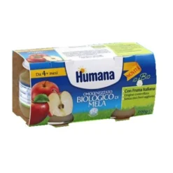 HUMANA ITALIA SpA Humana Omogeneizzato Mela 2 x 100 grammi Best