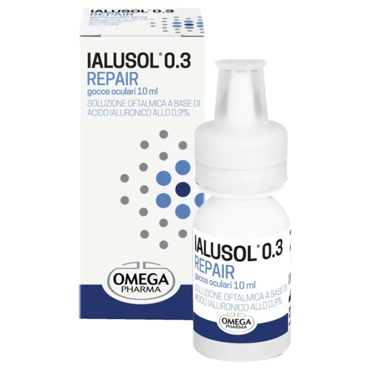 OMEGA PHARMA SpA Ialusol Repair 0,3 Gocce Oculari 10 ml New