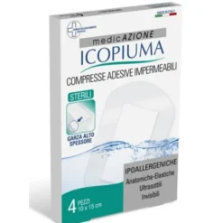 DESA PHARMA Icopiuma Compresse Adesive Impermeabili Sterili Post Operatorie 10 x 15 cm4 pezzi Best