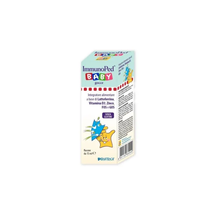 PEDIATRICA Immunoped Baby Gocce 15 ml - Integratore Alimentare Sale