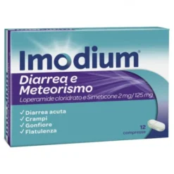 KENVUE ITALIA SPA Imodium Diarrea e Meteorismo Loperamide 12 compresse Outlet