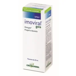 CRISTALFARMA Imoviral Gola 20 ml - Integratore Difese Immunitarie Sale