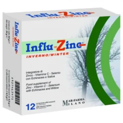 MAR-FARMA Influ Zinc Inverno 12 compresse effervescenti - Integratore Difese Immunitarie Sale