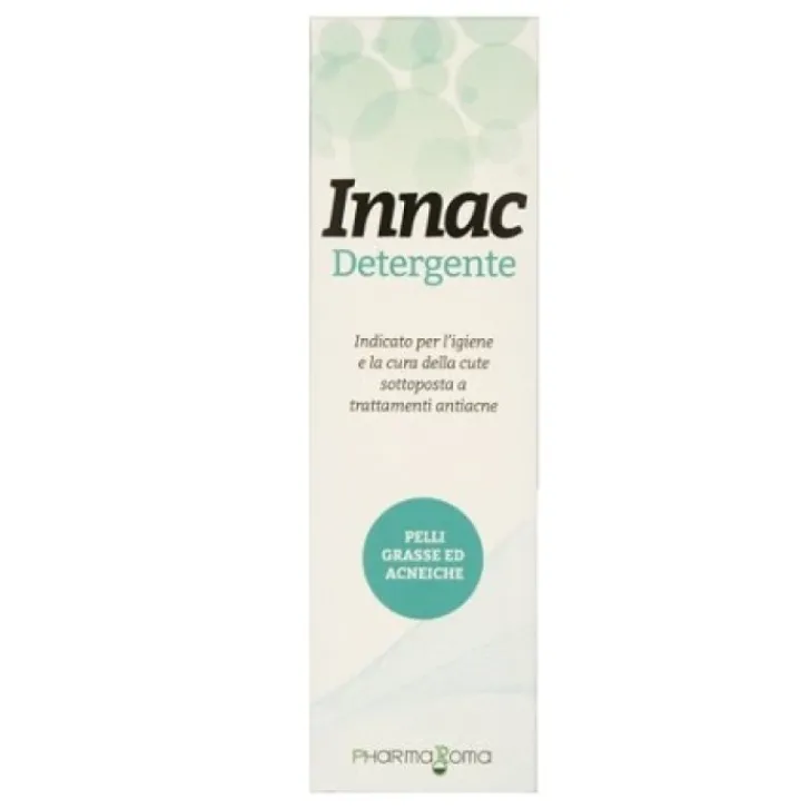 PHARMAROMA 2005 Srl Innac Detergente Viso Pelle Grassa a Tendenza Acneica 200 ml Hot
