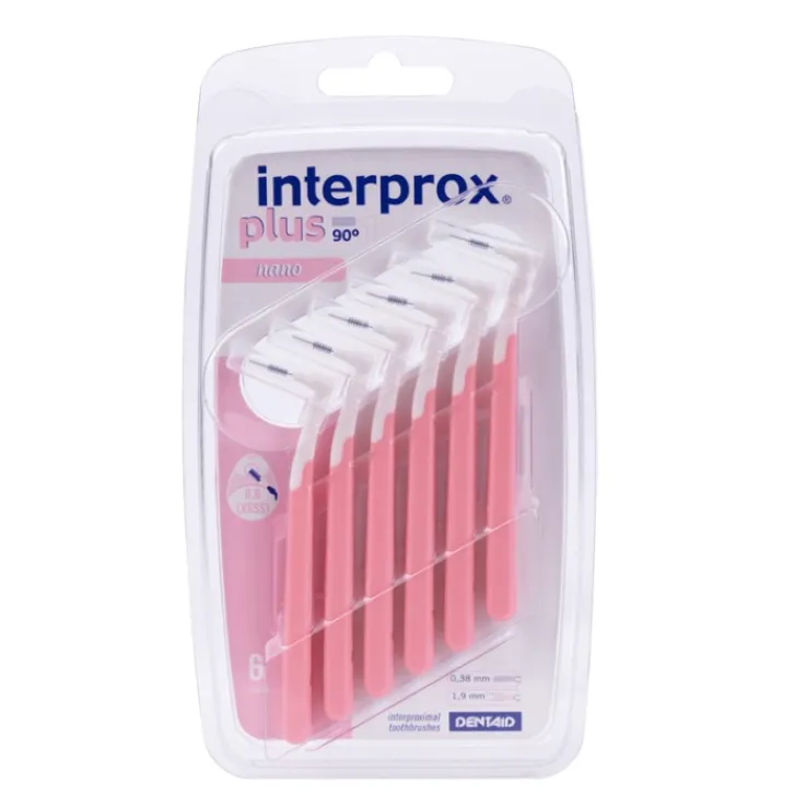 DENTAID Interprox Plus Nano Rosa 6 Scovolini Discount