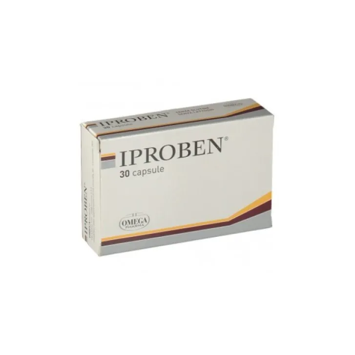 OMEGA PHARMA Iproben 30 Capsule - Integratore Benessere della Prostata
