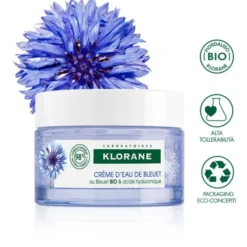 KLORANE (Pierre Fabre It. SpA) Klorane Fiordaliso Bio Crema d'Acqua con Acido Ialuronico di Origine Vegetale 50 ml Discount