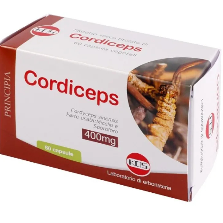 KOS Cordiceps Estratto Secco 60 Compresse - Integratore Vie Respiratorie New