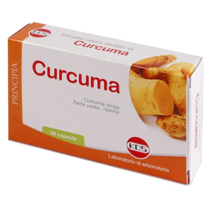KOS Srl Kos Curcuma Estratto Secco 30 Capsule - Integratore Alimentare Discount