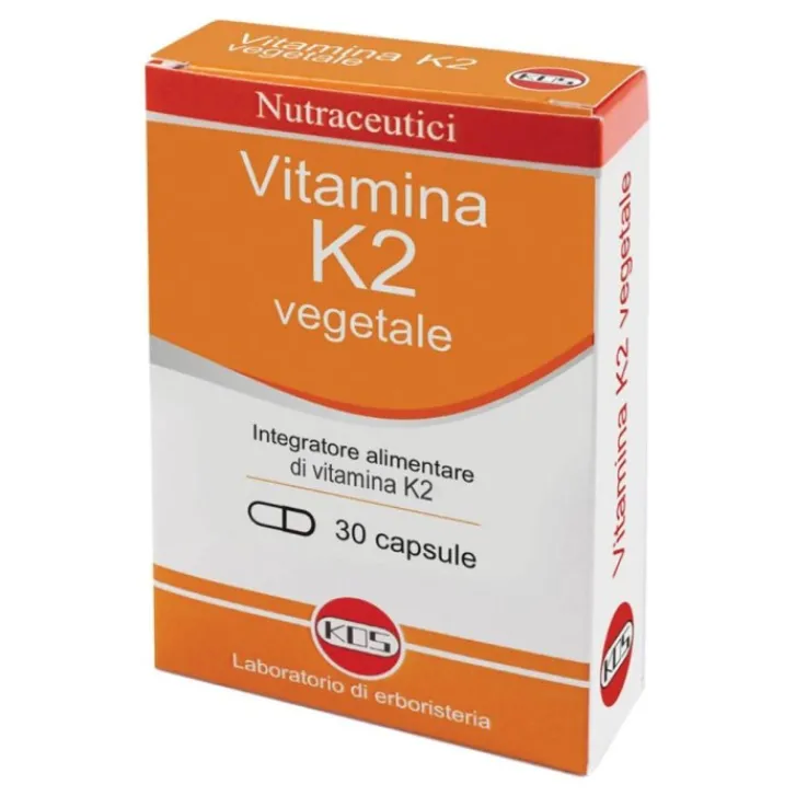 KOS Srl Kos Vitamina K2 30 capsule - Integratore Alimentare New