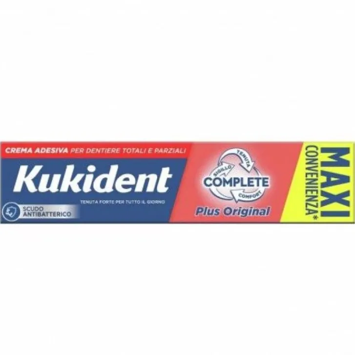 PROCTER KUKIDENT Kukident Plus Crema Adesiva per Protesi Dentaria 65 grammi New