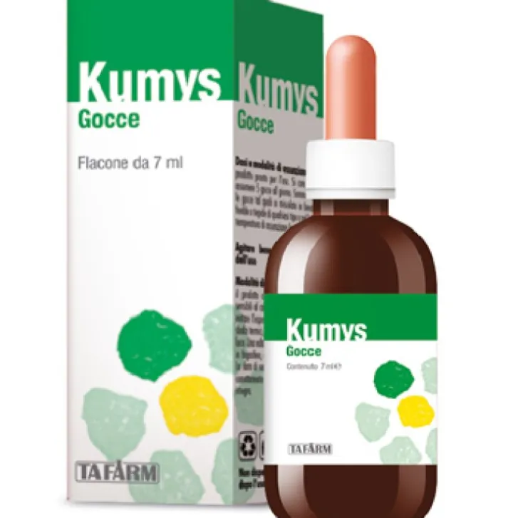 TAFARM Srl Kumys Gocce 7 ml - Integratore Alimentare Best