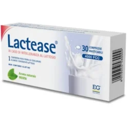 EG SPA CH Lactease 30 Compresse Masticabili - Integratore Alimentare Intolleranza al Lattosio Hot