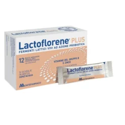 MONTEFARMACOSPA Lactoflorene Plus 12 Bustine - Integratore Fermenti Lattici Outlet