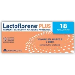 MONTEFARMACOSPA Lactoflorene Plus 18 Flaconcini - Integratore Fermenti Lattici Online