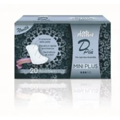 CORMAN SpA Lady Presteril Dpiu' Mini Plus Assorbenti 20 pezzi Clearance