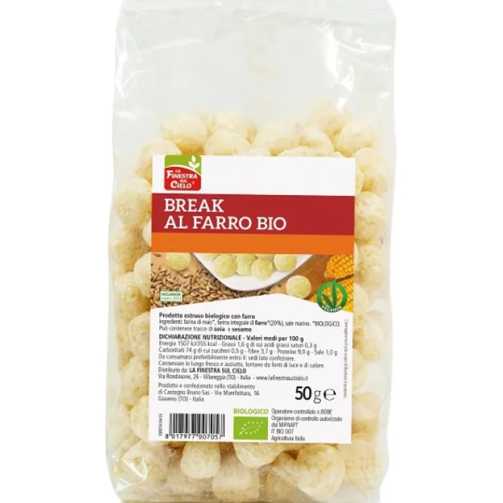 BIOTOBIO Srl La Finestra sul Cielo Break al Farro Bio 50 grammi Clearance