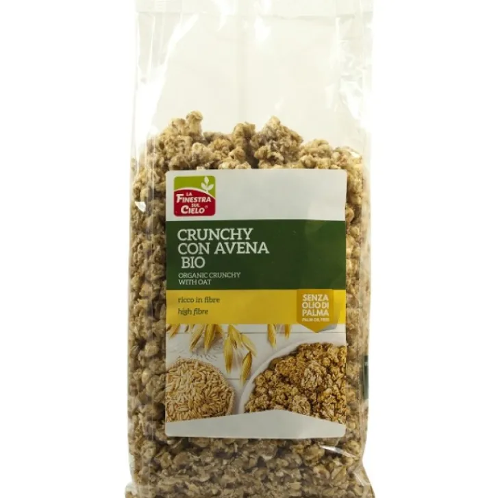 HEALTION Srl SOCIETA' BENEFIT La Finestra sul Cielo Crunchy con Avena Bio 375 grammi Hot