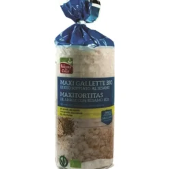 BIOTOBIO Srl La Finestra sul Cielo MaxiGallette di Riso al Sesamo 200 grammi Hot