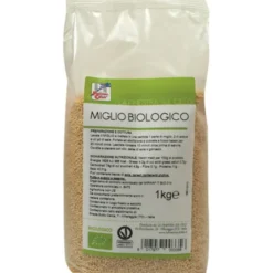 HEALTION Srl SOCIETA' BENEFIT La Finestra sul Cielo Miglio Decorticato Bio 1 Kg Sale